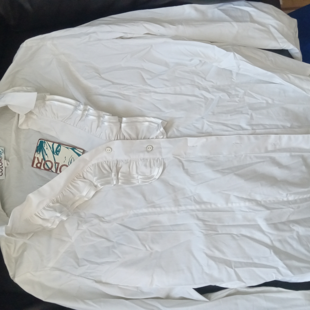 White Button-Up Shirt